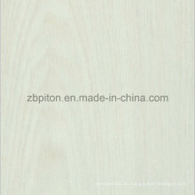 Teja del suelo del vinilo del PVC del uso interior de la textura de madera